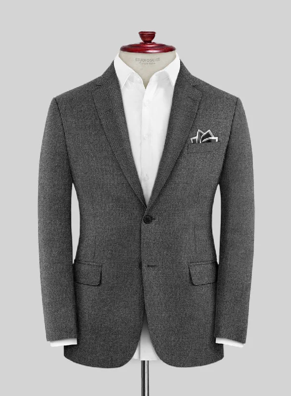 Lanificio Zegna Trofeo Dune Gray Wool Jacket Mesh Jacket Canvas Jacket Denim Jacket