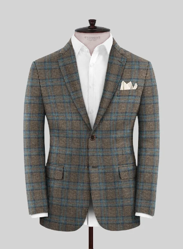 Loro Piana Erveso Wool Silk Linen Jacket Faux Fur Jacket Real Fur Jacket Shearling Jacket