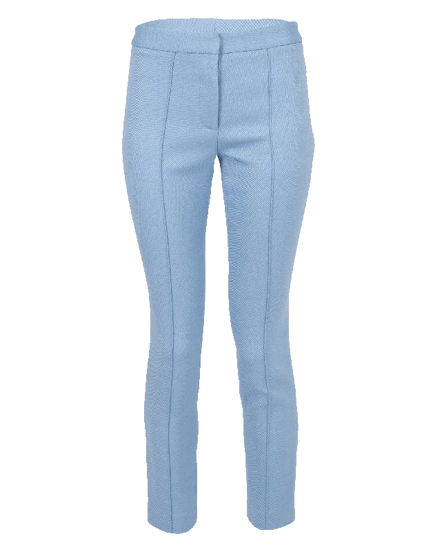 Double Face Wool Cigarette Pant Chic Wool Trousers