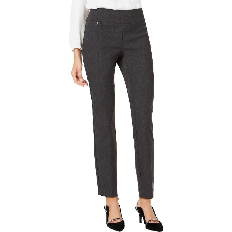 Alfani Womens Petites Tummy Slimming  Skinny Pants Cozy Full-Length Pants