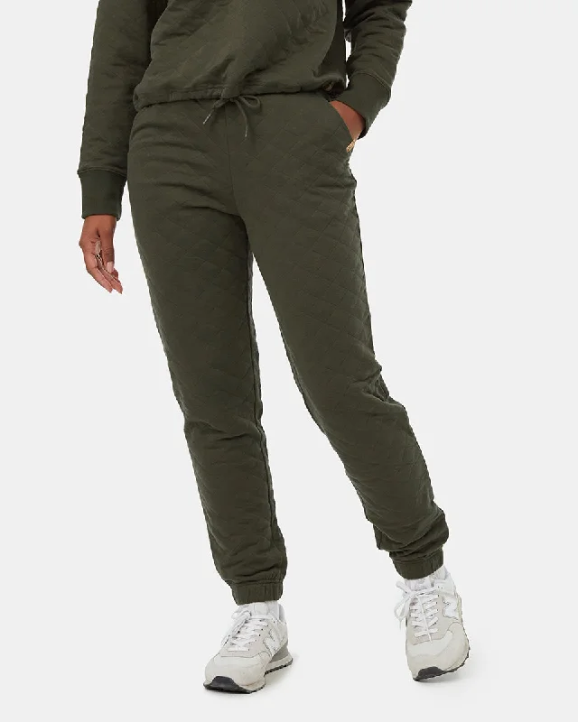 Quilted Pant Cozy Jogger Leggings