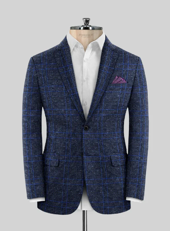 Loro Piana Abilno Wool Silk Linen Jacket Denim Jacket Leather Jacket Suede Jacket