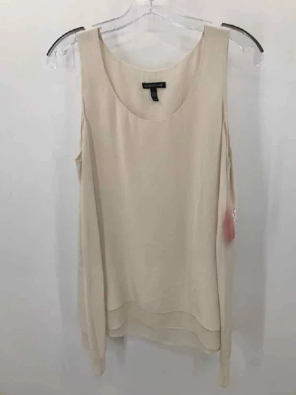 Pre-Owned Eileen Fisher Ivory Size Medium Tank Top sage tank top