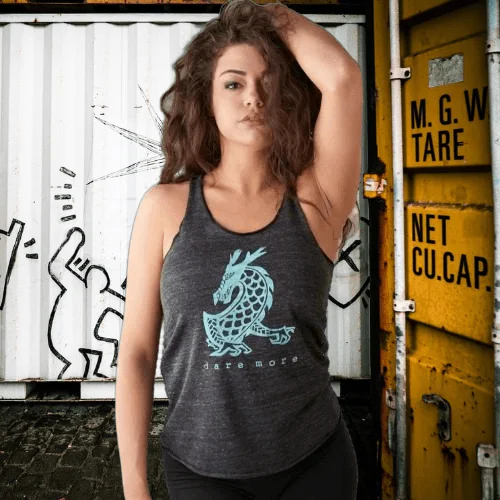 Racerback Tank Top - Dare More bold tank top