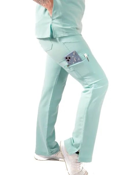 Beth Straight Leg Pants Sleek Black Pants