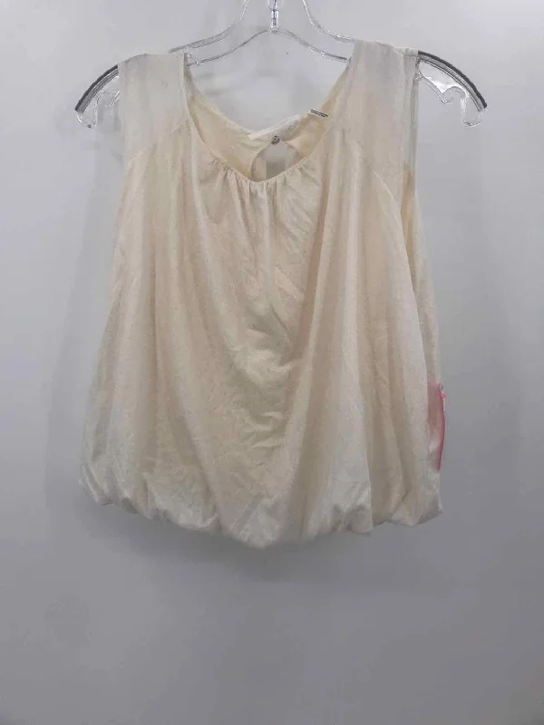 Pre-Owned By Anthropologie Ivory Size Small Tank Top bright tank top