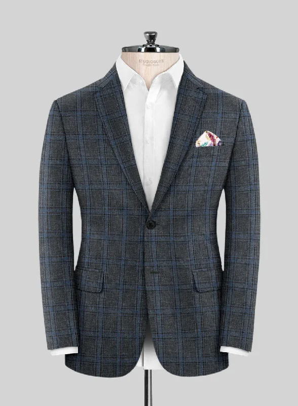 Loro Piana Ifredo Wool Silk Linen Jacket Wool Fabric Cashmere Fabric Tweed Fabric