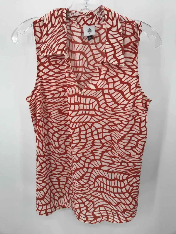 Pre-Owned Cabi Pink Size Small Tank Top crossback tank top