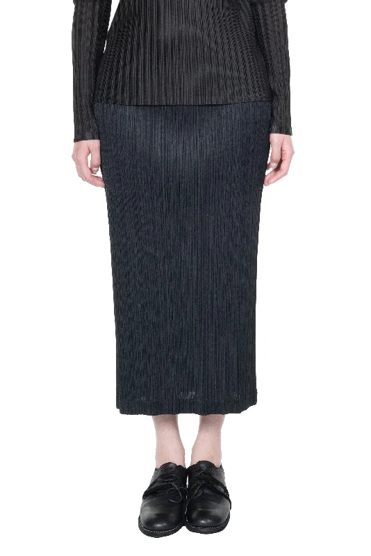 Thicker Bottoms 1 Skirt Black silk skirt smooth
