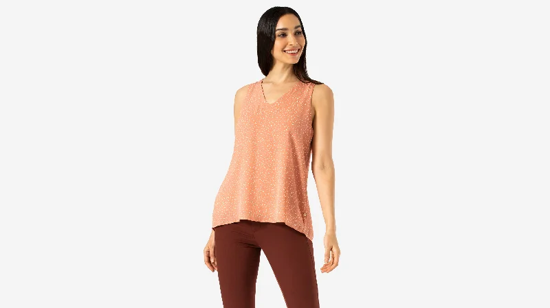 Back Detail Tank Top black tank top