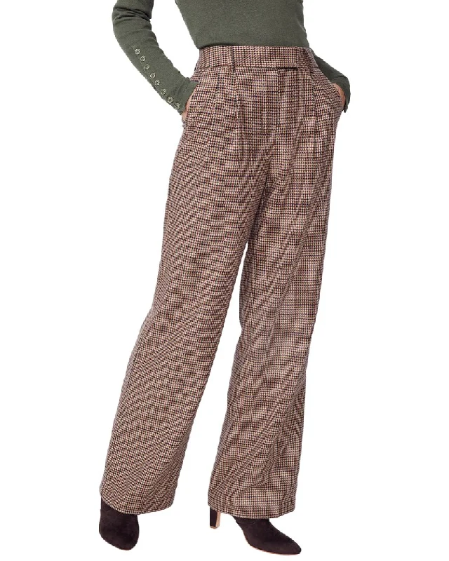 J.McLaughlin Newman Wool-Blend Pant Modern Stretch Trousers