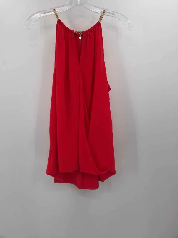 Pre-Owned Michael Kors Red Size Large Tank Top workout tank top