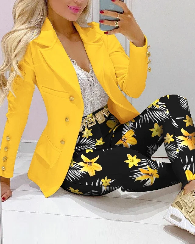 Yellow Printed 2