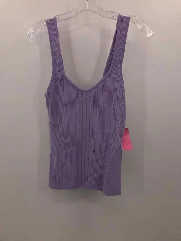 Pre-Owned WHBM Purple Size Small Knit Tank Top comfortable tank top