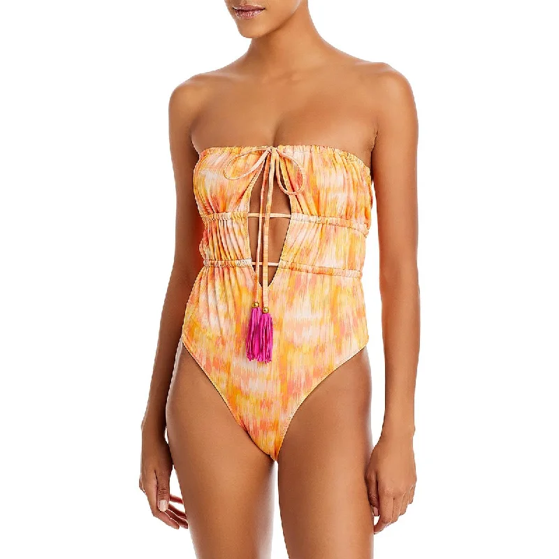 Ramy Brook Womens Printed  One-Piece Swimsuit Bold Swimsuit Design
