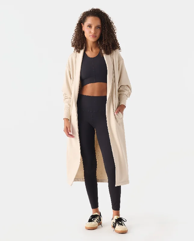 Wren Cardigan Dune Solid Print Embellished