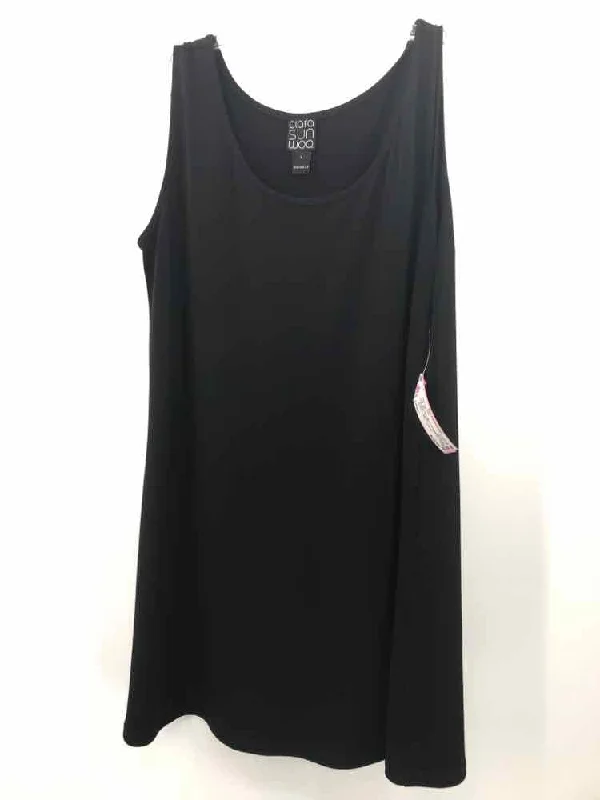 Pre-Owned Clara Sun Woo Black Size Large Tank Top high neck tank