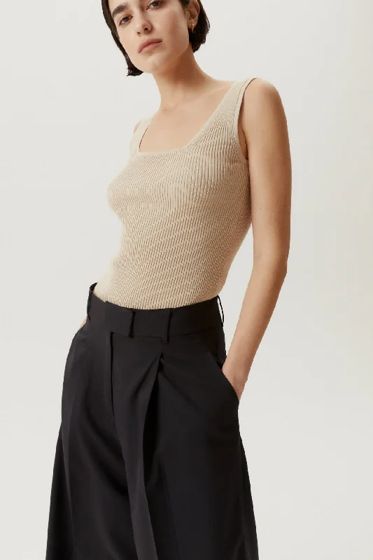 The Organic Cotton Ribbed Tank Top sleep tank top