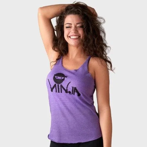 Racerback Tank Top - Ninja neon tank top