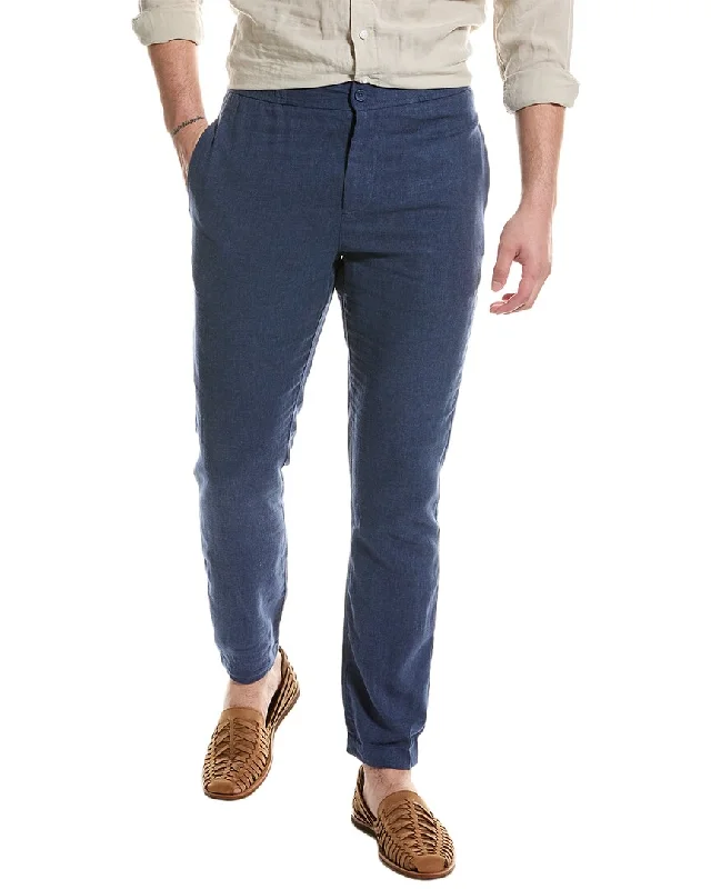 Onia Linen-Blend Pant Slim-Fit Leggings