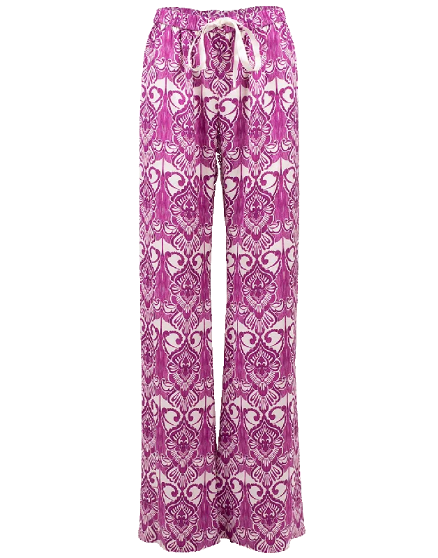 Odille Print Pant Classic Straight-Leg Pants