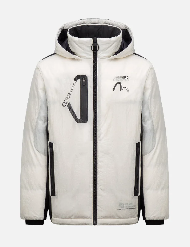 Glow In The Dark Tape Down Jacket Tailored Jacket Straight Jacket A-Line Jacket