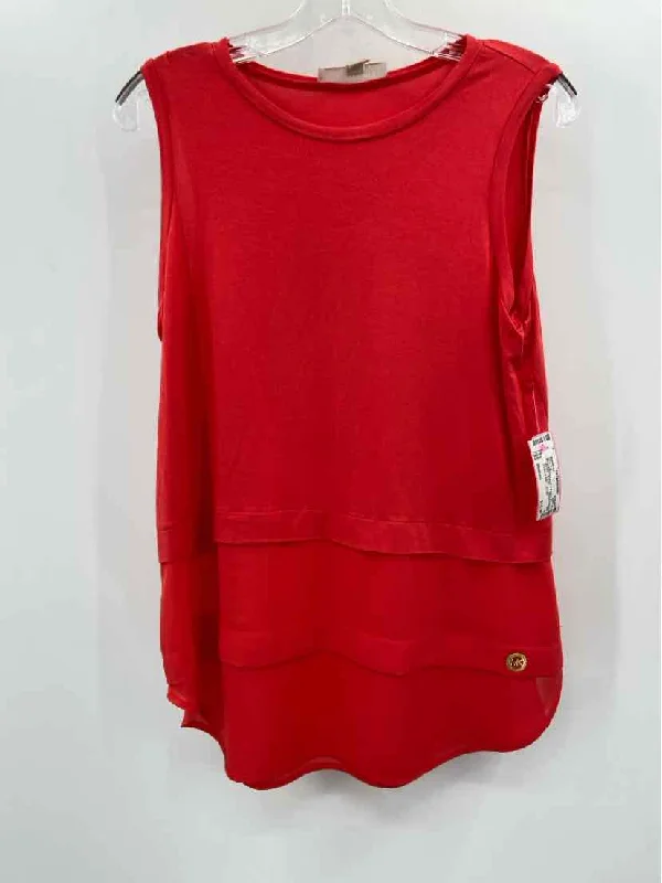 Pre-Owned Michael Kors Red Size Medium Tank Top modal blend tank