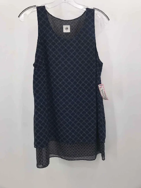 Pre-Owned Cabi Blue Size Medium Tank Top flirty tank top