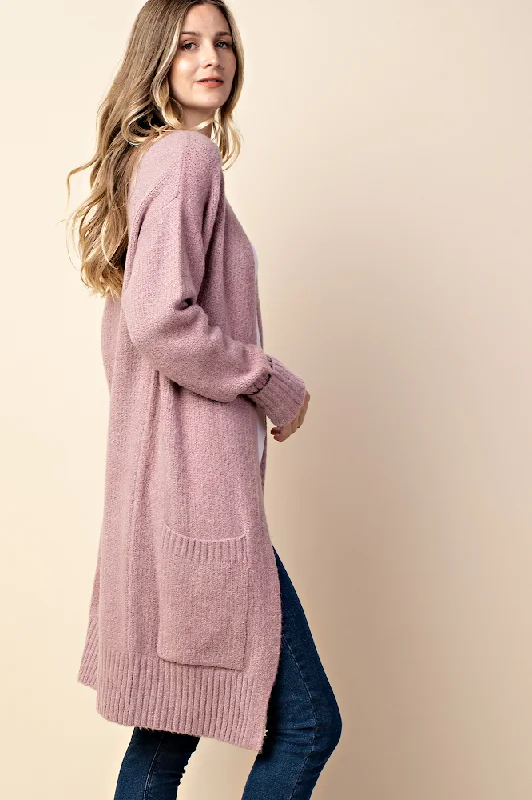 Iris Open Cardigan Fleece Cardigan Nylon Polyester