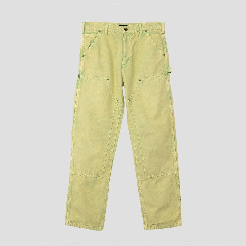 OVER DYED WORK PANTS Cozy Fitted Pants
