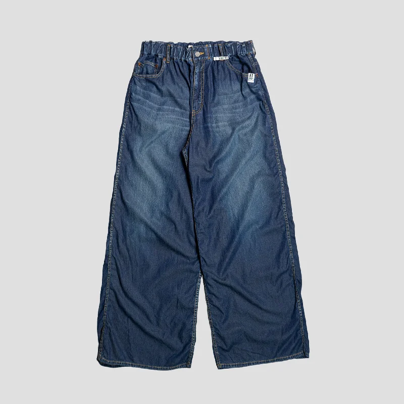 TENCEL DENIM GATHERED PANTS Casual Skinny Fit Pants