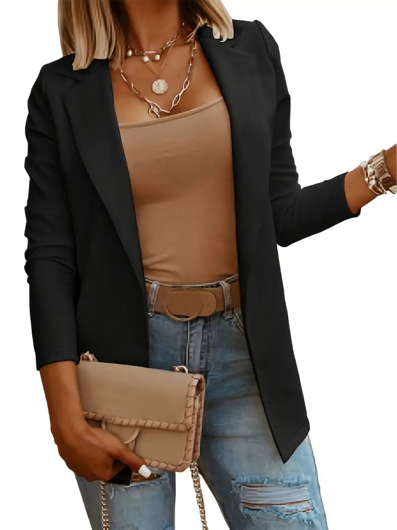 Black Denim Jacket Cardigan Sweater Pullover