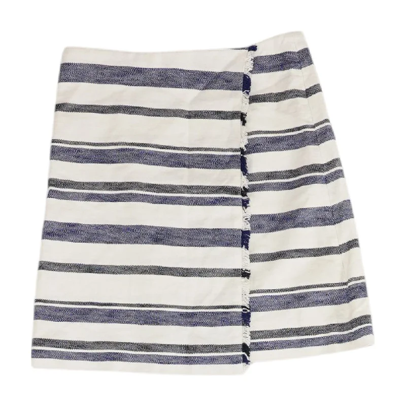 Multi Striped Midi Skirt midi skirt versatile