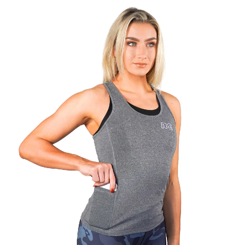 Charcoal Tank Top ribbed tank top