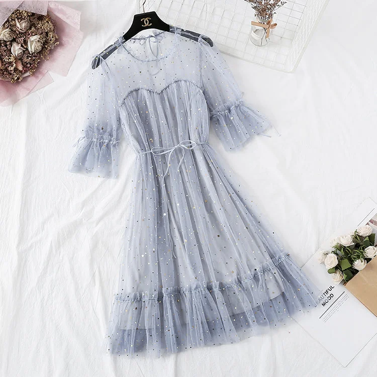 Popular wisdom smoked French Platycodon grandiflorum French bottom mesh skirt  2141 silk skirt sleek