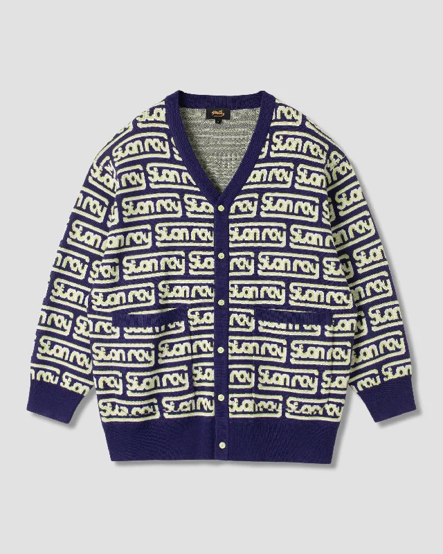 Knitted Cardigan (Moto Repeat) Button Cardigan Zip Cardigan Pullover Cardigan