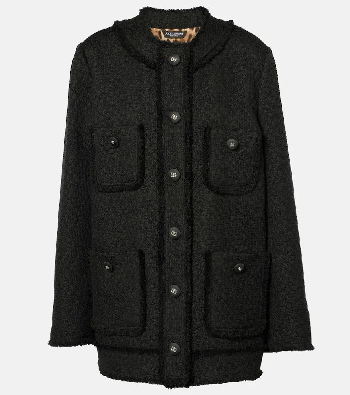 Dolce&Gabbana Tweed jacket Mesh Jacket Canvas Jacket Denim Jacket