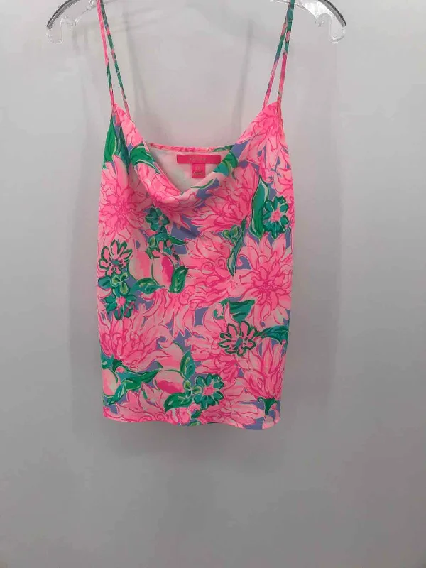 Pre-Owned Lilly Pulitzer Pink Size XS Tank Top cozy tank top