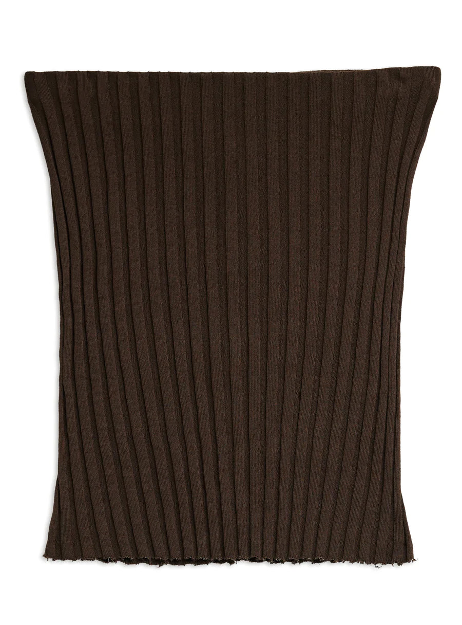 Capri Mini Skirt - Espresso belted skirt waist