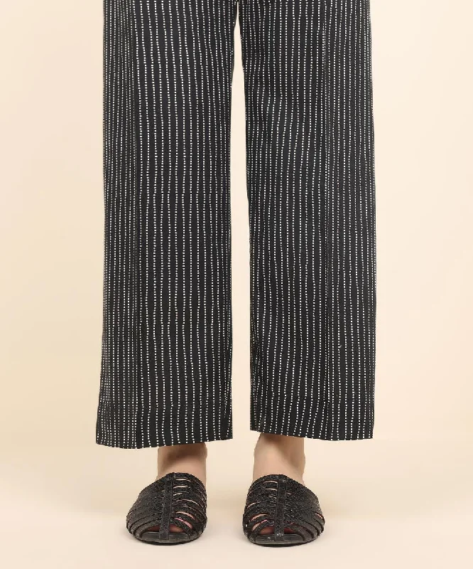 Printed Cambric Straight Pants Trendy Palazzo Pants