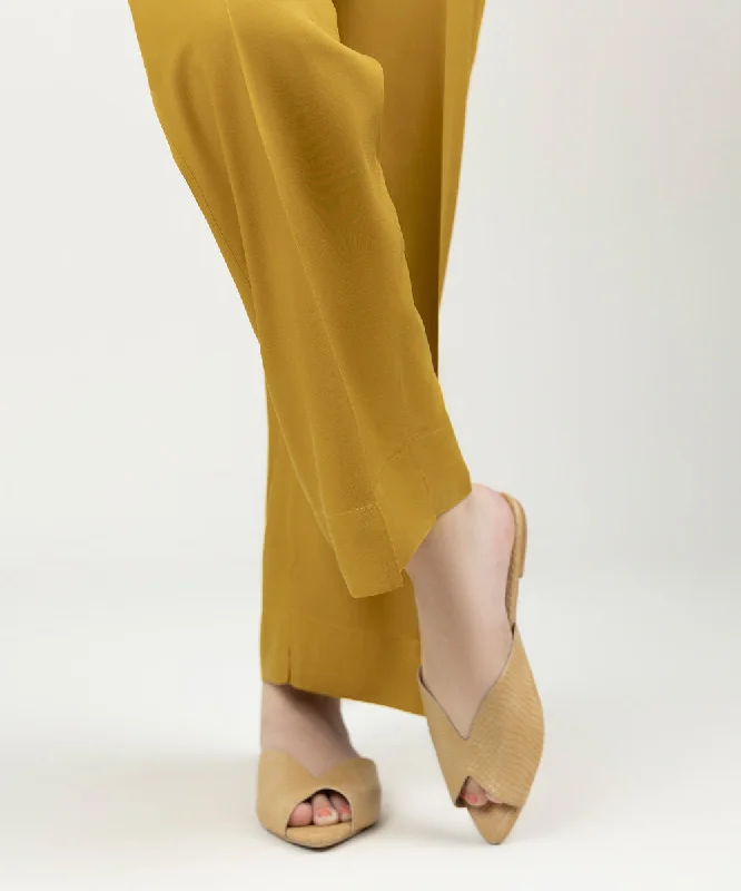 Solid Linen Straight Pants Formal Slim Pants