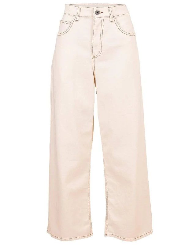 Wide Leg Denim Pant Wide-Legged Palazzos