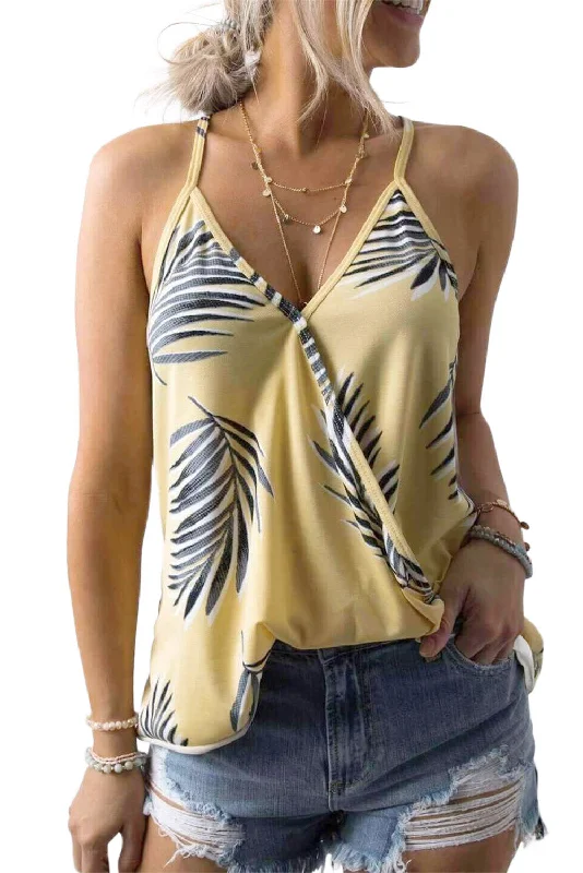 Casual Summer Tank Top for Women cutout tank top