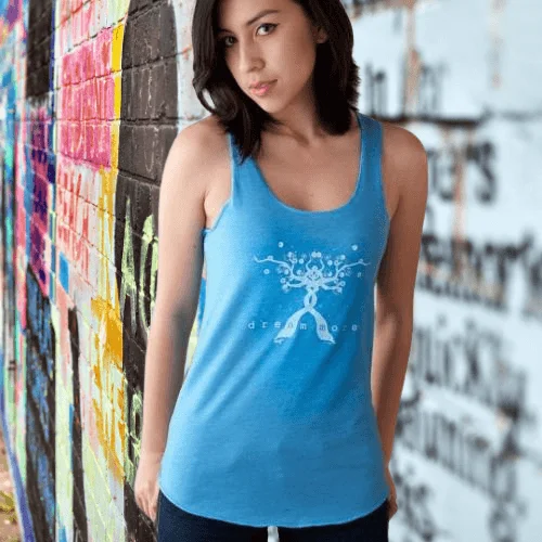 Dream More Racerback Tank Top flirty tank top