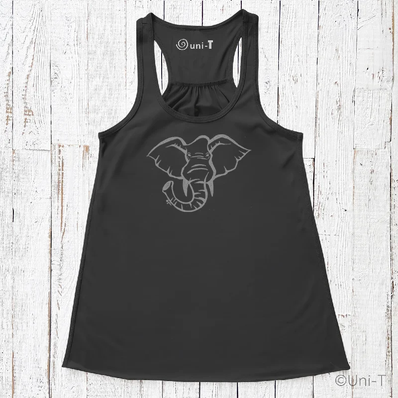 Elephant Flowy Tank Top bright tank top