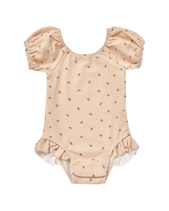 Quincy Mae Catalina One-Piece Swimsuit Lace Back Bikini