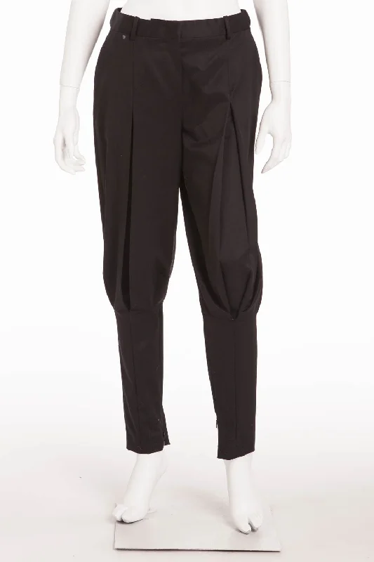 Original Alexander McQueen - Black Jodhpur Style Pants - IT 40 Chic Black Leggings