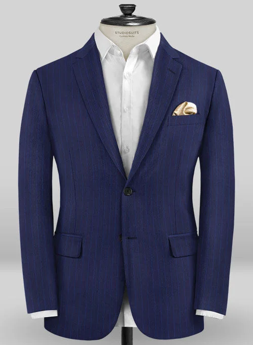 Caccioppoli Sun Dream Frozo Blue Wool Silk Jacket Plaid Jacket Tartan Jacket Houndstooth Jacket