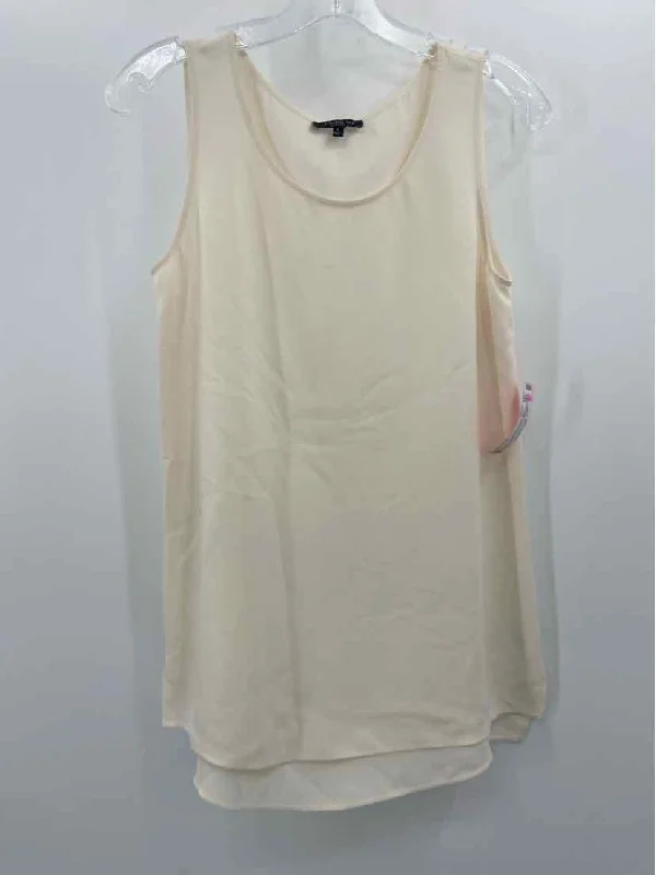 Pre-Owned Lafayette 148 Ivory Size Small Tank Top coral tank top