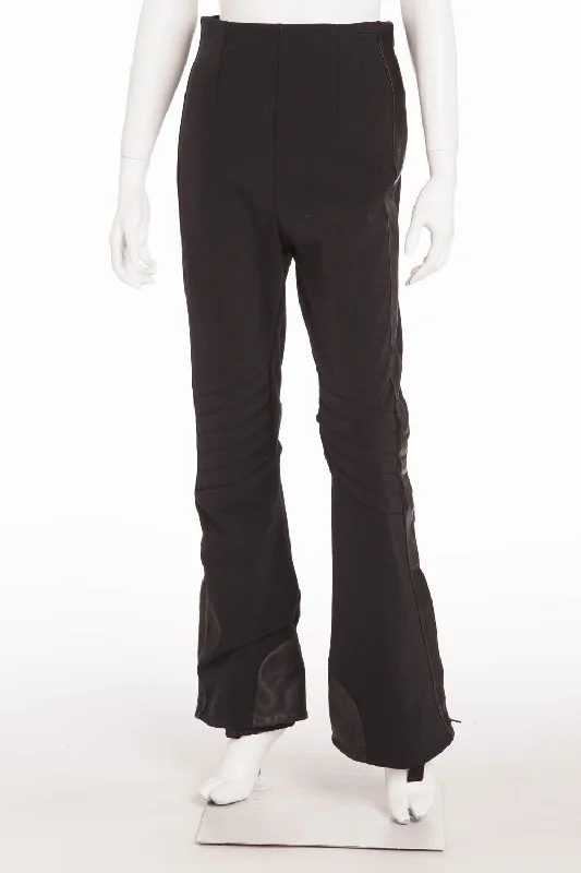 RLX - Black Flare Ski Pants - US 8 Soft Stretch Leggings